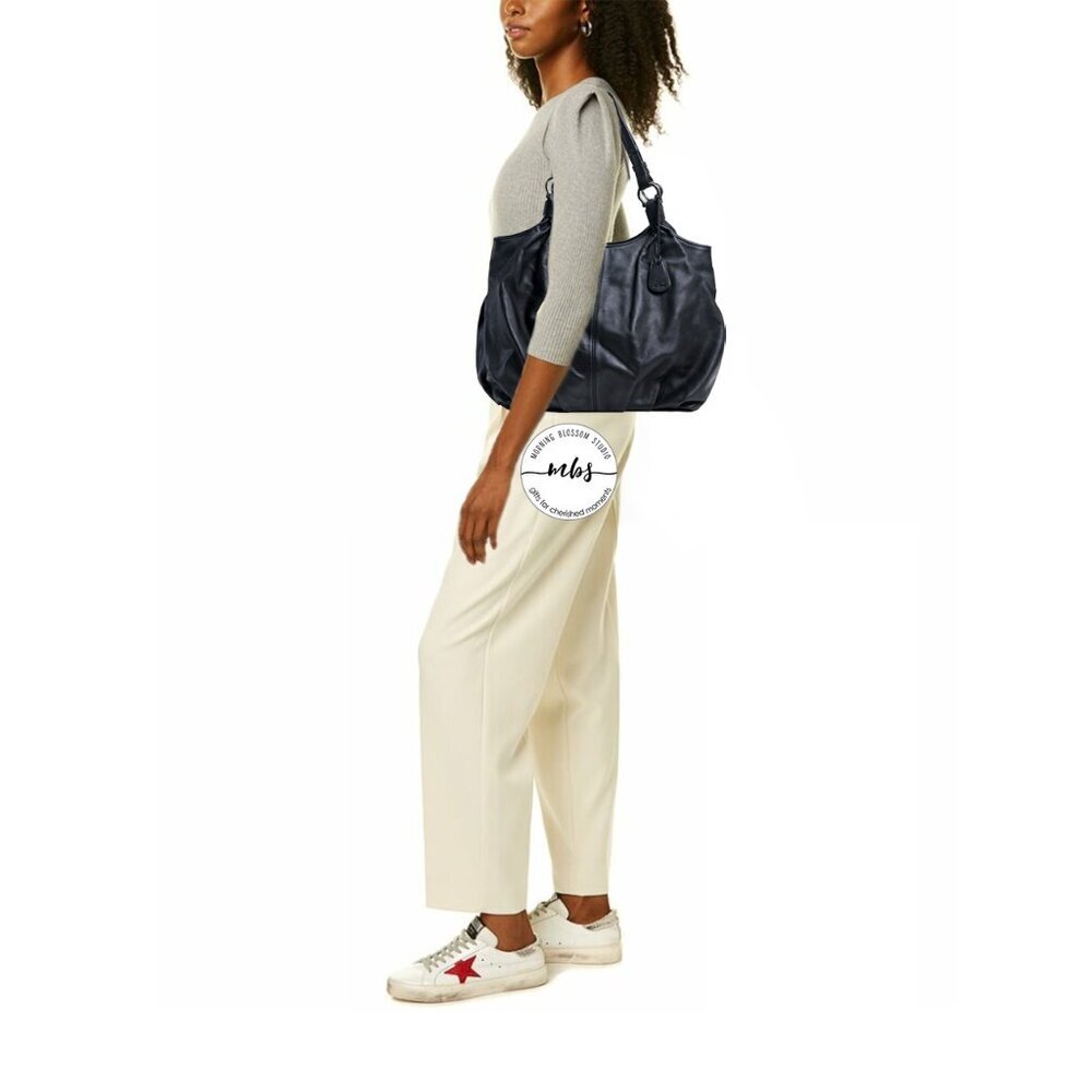 Cole Haan Leather‎ Shoulder Bag Style B42048 Black